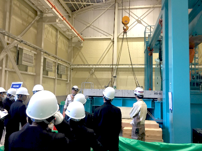 Research institute tour for Yamagata Meisei High School students (Ibaraki Prefecture)