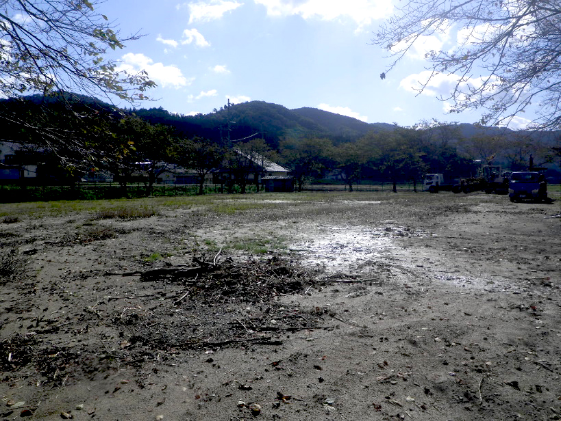中三河運動公園の復旧活動 兵庫県