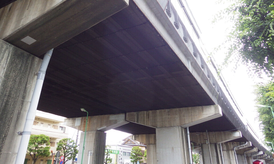 Reinforcement work of Karasuyama Viaduct on Chuo Expressway