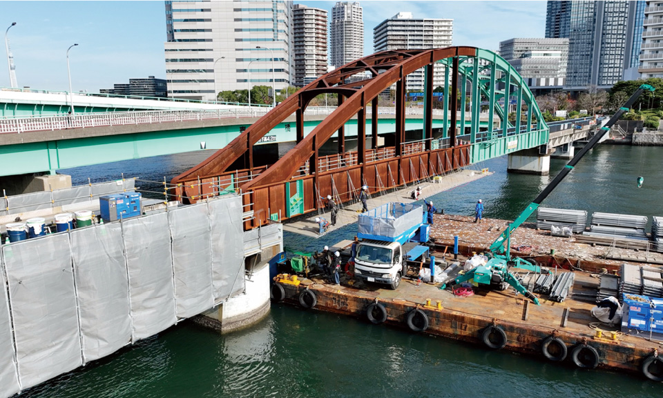 令和5年度 旧晴海鉄道橋遊歩道化工事